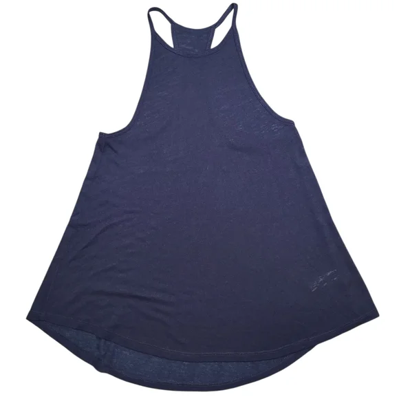 Athleta Breezy High Neck Tank Navy | Women’s Small | Lightweight Racerback Top - Picture 1 of 9